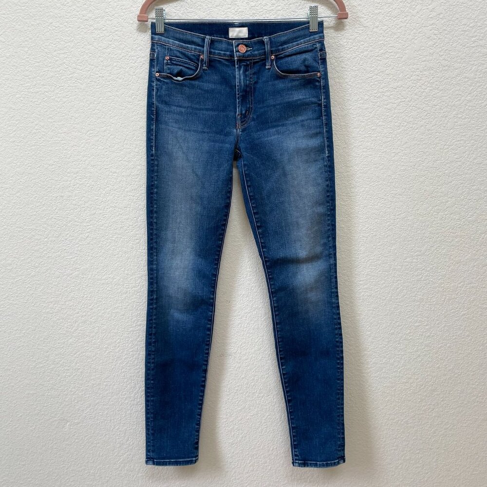 Mother Women's The Charmer Midrise Skinny Dance Of The Mockingbird Jeans Size 26